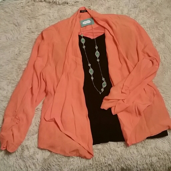 Maurices Peach Blazer NWT