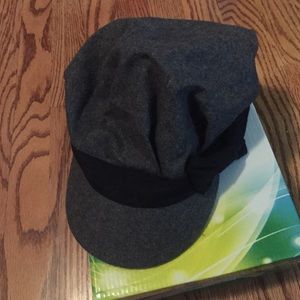 Maurice's gray with black trim hat