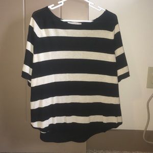 LOFT flowy striped tee