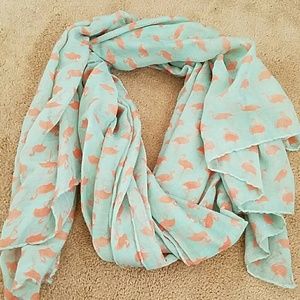 Flamingo scarf