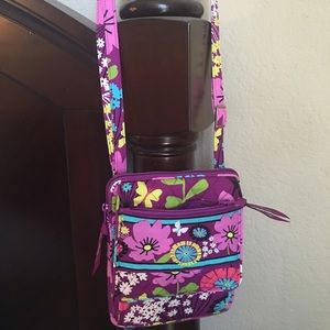 Vera Bradley cross body bag. Pattern: flutterby