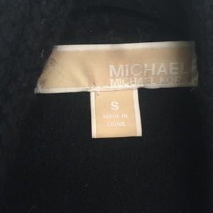 Michael Kors black 100% cashmere long Cardigan