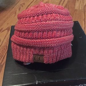 C.C. Pink slouch hat