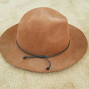 Brown felt hat