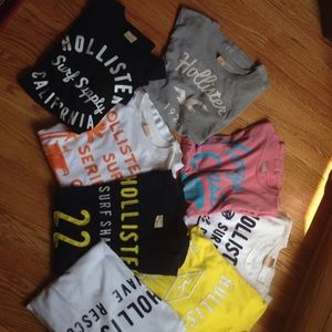 BUNDLE of 8 Hollister T-Shirts