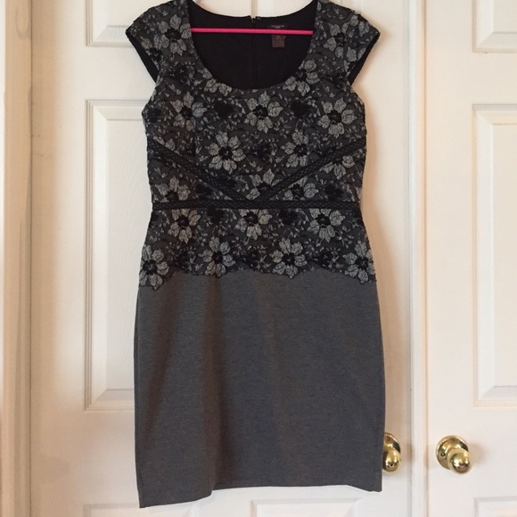 Ann Taylor floral scoop neck dress - Picture 1 of 4