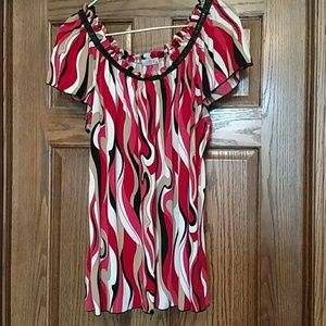 Dressy XL Short Sleeved flowing shirt