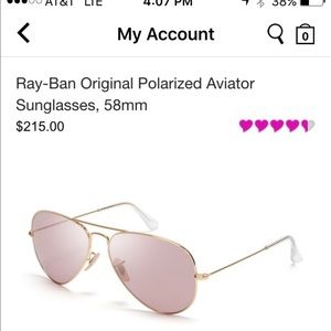 Ray ban sunglasses. Worn 1x. With the case.