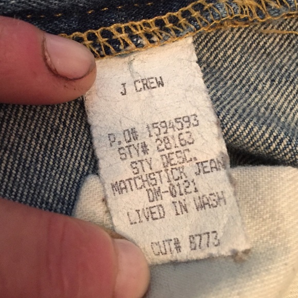 J Crew Matchstick jeans - Picture 4 of 4