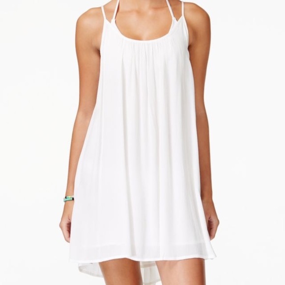 white strappy sundress