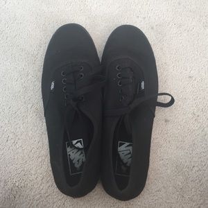 All black vans