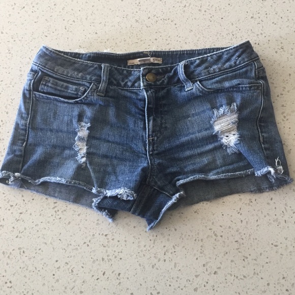 Pants - Destroyed denim cut offs