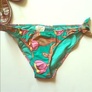 Letarte Floral Print Bikini Bottoms