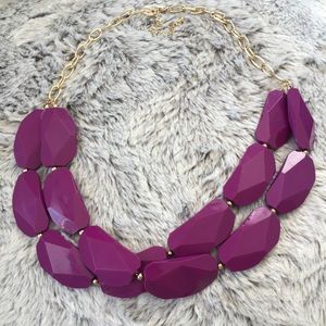 Purple Jewel Necklace