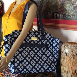 NWT $140 Jessica Simpson JS 19900 Navy Tote Bag