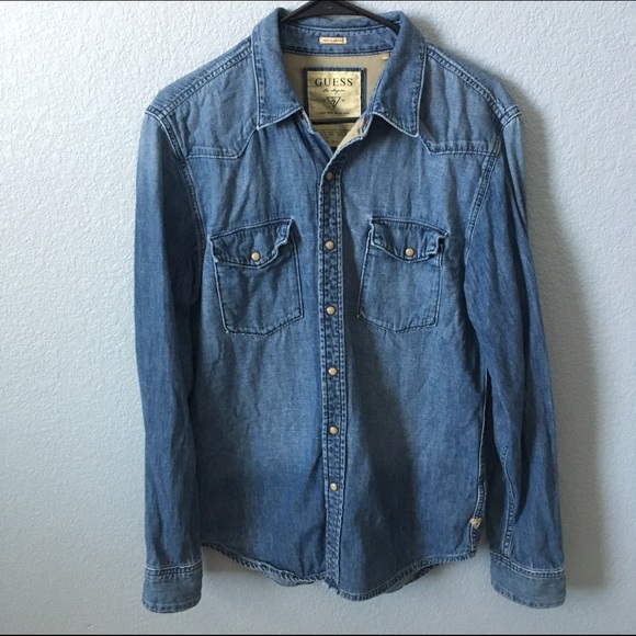 Men's denim shirt