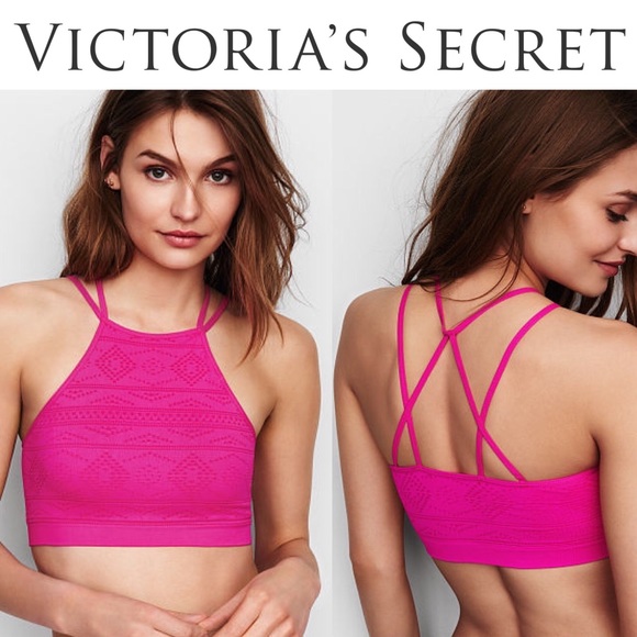 NWT Victoria Secret High-Neck Seamless Bralette!