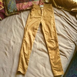 American Apparel High Waisted Tan Stretch Pants