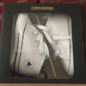 Never worn infant crib shoes