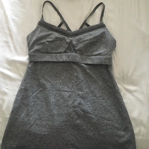 Gray lululemon tank