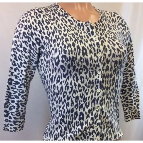 Animal Print Cardigan