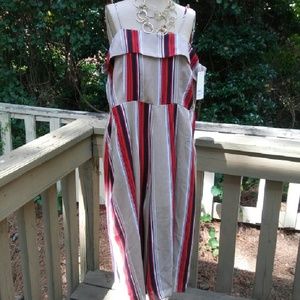 Boutique striped jumpsuit