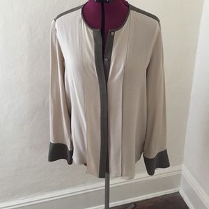 Theory blouse with front detail