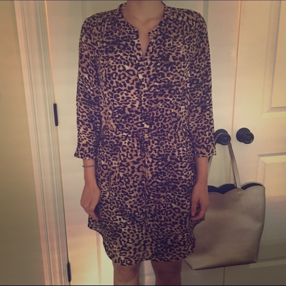 Leopard print shirt dress !🐯🦁