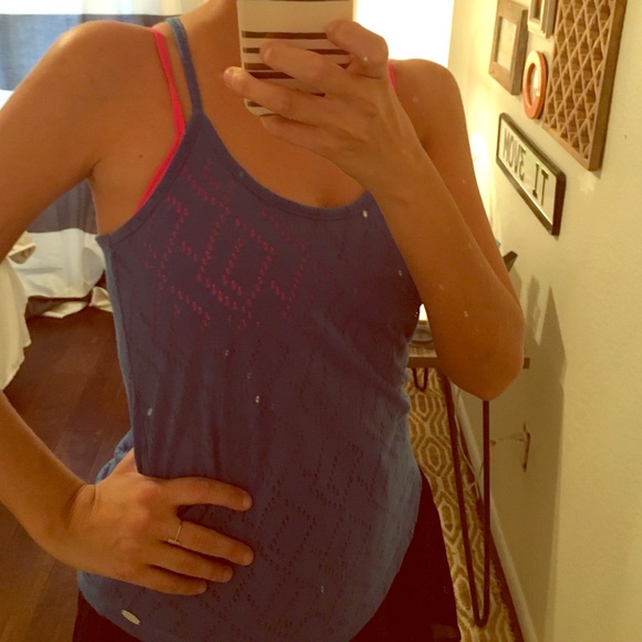 Blue rip curl tank!!