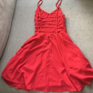 Detailed back summer dress