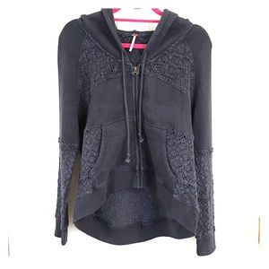 Free People Zip Up Hoodie