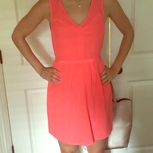 Coral/peach🍑🍑🍑 Madewell dress!