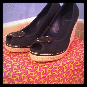 Tory Burch espadrilles wedges.
