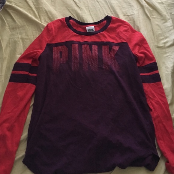 VS PINK LONG SLEEVE TEE