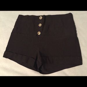 High waist shorts