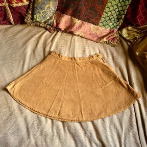 American Apparel Mini Circle Corduroy Skirt
