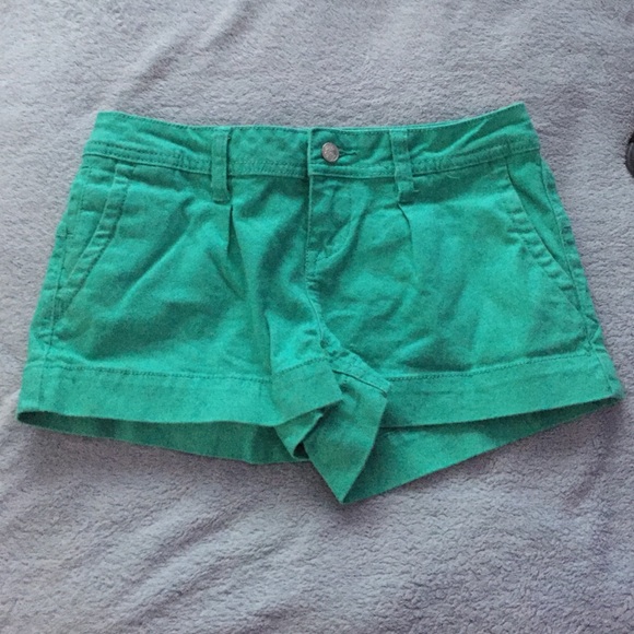 Teal shorts