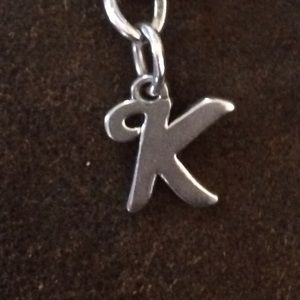 James Avery "K" charm.