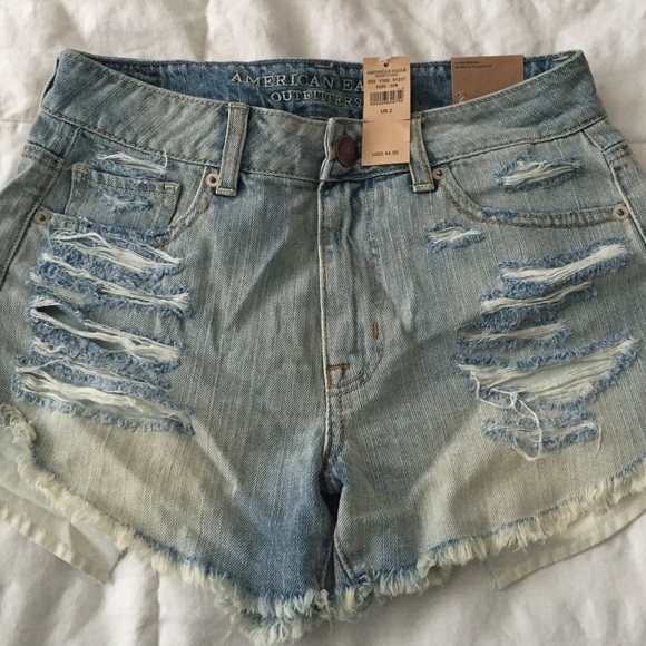 American Eagle hi-rise festival shorts NWT