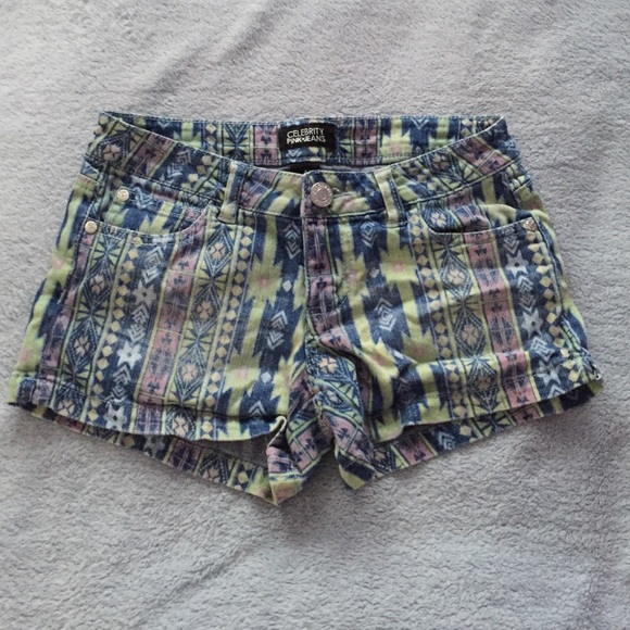 Aztec print shorts