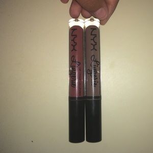 Two lingerie nyx matte lipstick
