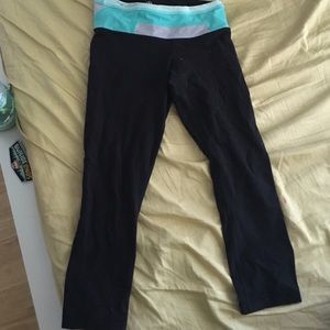 Lululemon cropped reversible leggings