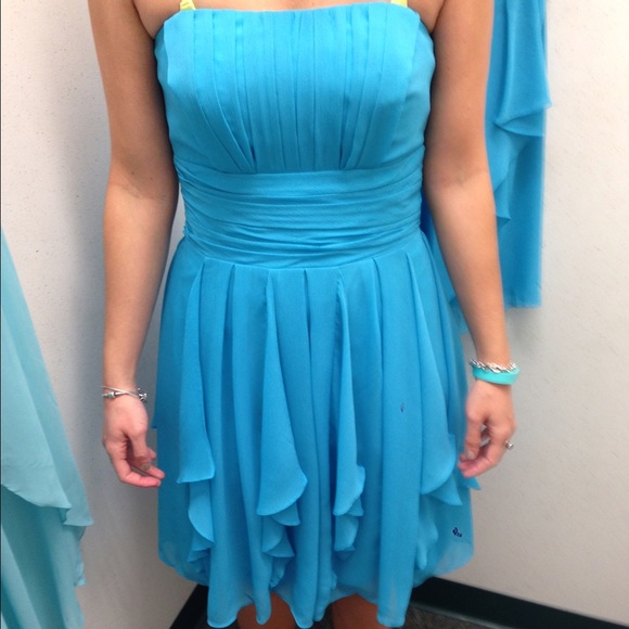 Malibu blue David's Bridal Dress