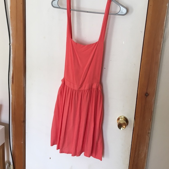 Coral overall dress NWT