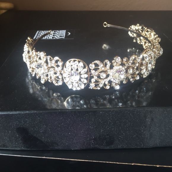 Rose gold diamond head band - Picture 1 of 4
