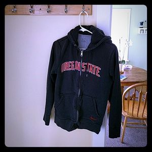 OSU beavers zip up hoodie