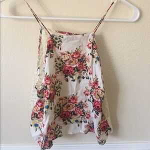 Floral tank top