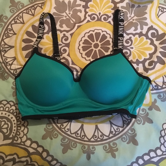 Pink cage sports bra