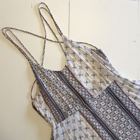 Addie Boho Cross-Back Dress