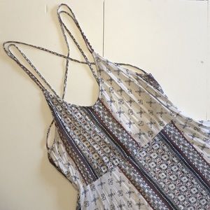 Addie Boho Cross-Back Dress